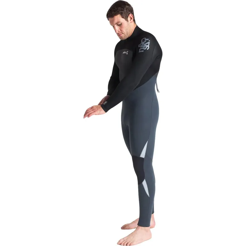 C-Skins Legend 5:4:3 Men's Back Zip Wetsuit Graphite/Black-3